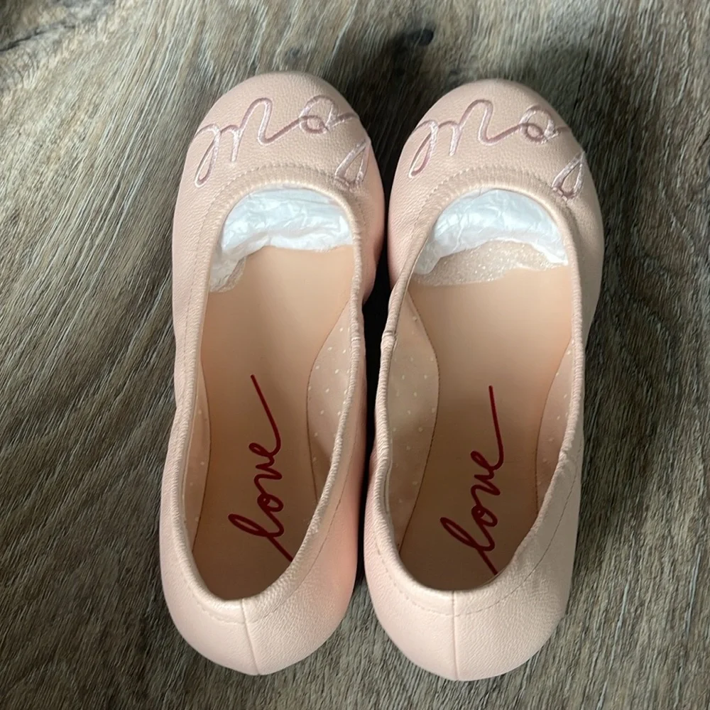 ED Ellen Degeneres Pink Ballet Flats Size 4 Medium